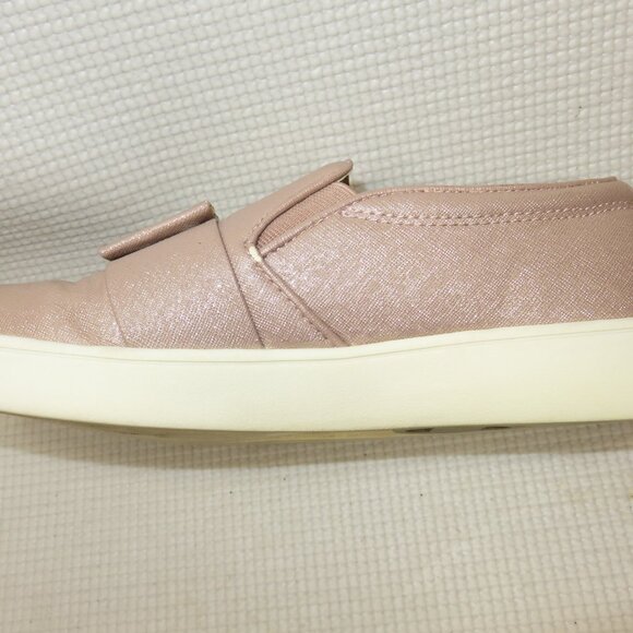 Michael Kors Ivy Cara-888 Rose Gold MK Bling Glitter Crystal Flats Size 5 Shoes - Picture 12 of 12